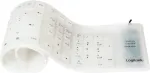 LogiLink Flexible Silikon-Tastatur, kabelgebunden, wei&szlig; - f&uuml;r den Markt: D / L / A - 1 St&uuml;ck (ID0018A)