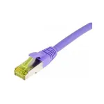 patch-kaabel RJ45, CAT6A 500Mhz, 10m, lilla, S-STP (S/FTP), TPE/LSZH (Ultraflex), AWG26, Cat.7 toorkaabliga, Synergy 21 (S217769)