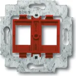 BUSCH JAEGER 1753-0-8055 - 2 x RJ-45 - Punane - Metall - Plastik