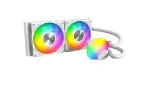 AIO vesijahutus Montech Hyper Flow ARGB 240 mm Valge &mdash; 240 mm radiaator, ARGB valgustus, valge viimistlus