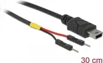 USB-kaabel DeLOCK 85414 Mini-USB B 0,3 m Must