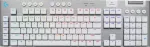 Logitech G G915 X - klaviatuur - LIGHTSPEED - t&auml;issuuruses - taustvalgustus - juhtmevaba - 2,4 GHz, USB, Bluetooth 5.0 - AZERTY - prantsuse - valge (920-012687)