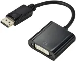 Renkforce RF-5771774 DisplayPorti / DVI adapter [1x DisplayPorti pistik - 1x DVI-pesa 24+5 kontaktiga] Must PVC &uuml;mbris 15 cm (RF-5771774)