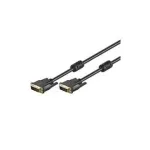Wentronic Goobay DVI-D FullHD kaabel Dual Link, must, 3 m - 93111