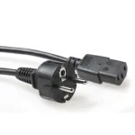 ACT Powercord toitejuhe CEE 7/7 isane (sirge) - C13 must 1,5 m