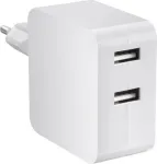 VOLTCRAFT SPS-2400/2+WH-N VC-11331785 USB-laadija pistikupesa V&auml;ljundvool (max.) 4800 mA 2 x USB (VC-11331785)