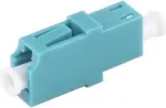 S/CONN 07-60002 fiiberoptiline adapter LC/LC simpleks, aqua
