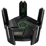 Tabletop wireless router RUIJIE RG-EW7200BE PRO &mdash; Dual-band Wi‑Fi 7 (2.4/5 GHz), 5765 Mbps, 9x RJ-45 LAN (10/100/1000/2500), USB, must