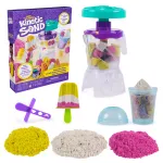Kinetic Sand, Smoothie Mixer m&auml;ngukomplekt, lihav&otilde;ttekorvi t&auml;itematerjalid, sisaldab 14 untsi vormitavat m&auml;nguliiva, t&ouml;&ouml;riistu ja pulgakommi vormi, m&auml;ngutoit