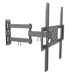 Techly 32&ndash;55-tolline t&auml;isliigutusega LED-LCD-teleri seinakinnitus, 400 x 400 mm, -15&ndash;10&deg;, 10&ndash;90&deg;, 180&deg;, teras, must