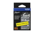 Brother HSe-651E kuumuskahanev toru, 21 mm x 1,5 m, must kollasel