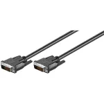 Wentronic Goobay DVI-D FullHD kaabel Dual Link, must, 1,8 m - DVI-D-pistik Dual-Link (24+1 kontakti) > DVI-D-pistik Dual-Link (24+1 kontakti) (93573)