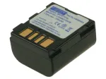 2-Power Videokaamera aku 7,2 V 750 mAh, 750 mAh, 7,2 V, liitiumioon (Li-Ion)