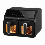 ELDOM FR210 DualCrisp kahekorviga &otilde;hufrit&uuml;&uuml;r, 2200 W, 8 L mahutavus, LED-ekraan, must