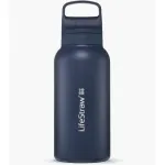 LifeStraw Go 2.0 Stainless Steel Water Filter Bottle 1L - Aegean Sea