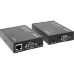 InLine VGA Extender over UTP with Audio, up to 300m, 1920 x 1200 Pixel, AV Transmitter & Receiver, 300 m