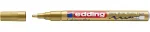 EDDING 4-753053 Gold Paint Marker - Bullet Nib - 1-2 mm Line Width - Aluminium Barrel - Oil-Based - Permanent - Highly Opaque