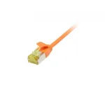 Synergy 21 Patch-kaabel RJ45 CAT6A 500MHz 5m Oranž U/FTP Slimline &Uuml;mmargune d=3,8mm TPE/LSZH (Superflex) AWG32 Cat.7 toorkaabliga