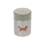 Lassig Little Forest Fox toidutermos, 315 ml, kahekordse seinaga roostevaba teras, lekkekindel, roheline