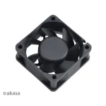 Akasa 60x25mm Must korpusventilaator 3-pin Sleeve Bearing Keskmine kiirus