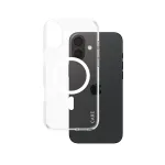 PanzerGlass CARE&trade; by &reg; Urban Combat Case Transparent w. White MagSafe iPhone 16 Plus