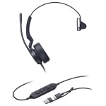 Yealink Headset UH 44 Mono USB-C/A