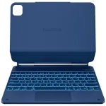 Typecase Edge klaviatuuriga &uuml;mbris iPad Air 13 M2 2024 / M3 2025 / M4 2026, Pacific Blue
