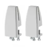 Neomounts lauaklamber NS-GLSPROTECT seeriale - 8-25 mm laua paksus - 2 tk komplekt, valge
