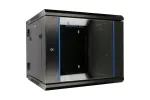 Extralink Rack-kapp 9U 600x600 AZH Must seinakinnitus, p&ouml;&ouml;rduv t&uuml;&uuml;p