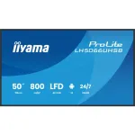 IIYAMA LH5066UHSB-B1AG 50 tolli 4K UHD IPS digitaalne m&auml;rgistusekraan Androidiga, 2x HDMI, USB-C, 500 cd/m&sup2;