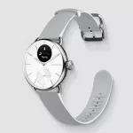 Withings ScanWatch 2 h&uuml;briidnutikell 38 mm, 1,6 cm (0,63") OLED, roostevaba teras, valge