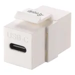 Equip Keystone &uuml;hendusmoodul USB 3.2 Gen 2 USB-C kuni USB-C emane-emane, valge