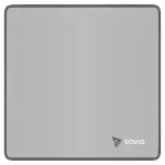 M&auml;ngurite hiirematt SAVIO Turbo Dynamic S &mdash; hall, 250&times;250 mm, 2 mm paksune, &otilde;mmeldud servadega, libisemiskindel kummist alus