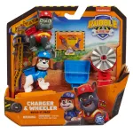 Rubble & Crew, Chargeri ja Wheeleri m&auml;rulikujud, koos Kinetic Build-It liivaga ja 2 ehitust&ouml;&ouml;riistaga, PAW Patrol laste m&auml;nguasjad poistele ja t&uuml;drukutele alates 3. eluaastast