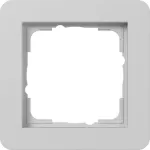 Gira E1 katteraam 1-kohaline, hall matt (0211154)