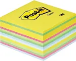 3M Post-it Notes Cube, 76 x 76 mm, Ultra Colors, 450 lehte, PEFC sertifitseeritud paber, 1 kuup (2030-U)