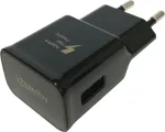 PowerRay PR-TA20EBE EU 2-pin USB seinlaadija, 5V/2A, must, hulgipakend
