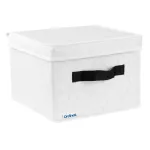 ORDINETT ruudukujuline kast 25x25x19 cm Cotton White