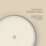 WoodWick White Teak k&uuml;&uuml;nal, suur, 610 g