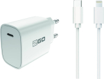 2GO 797277 mobiilseadmete laadija, siseruumidesse, 12 V, valge