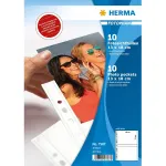 Fototaskud HERMA Fotophan 13x18 cm horisontaalpaigutus valge 10 tk