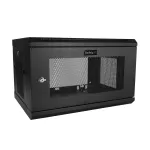 StarTech.com 2-post 6U seinakinnitatav v&otilde;rgukapp 1U riiuliga, 19-tolline seinakinnitatav serveririiul andmete / v&otilde;rgu / AV / elektroonika / arvutiseadmete jaoks, v&auml;ike ventileeritav korpuse riiul