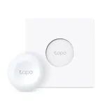 TP-Link Tapo S200D nutikas kaugjuhitav h&auml;mardi, v&auml;line, nupud ja p&ouml;&ouml;rdjuhtimine, CR2032 patarei, valge