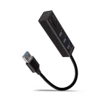Axagon HMA-CR3A Metallist USB 3.2 Gen 1 mitme pordiga jaotur kolme USB-pordi ja kaardilugejaga
