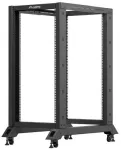 Lanberg Avatud Rack 22U Must (22HE, 19-tolline Rack), Rack Kapp, Must
