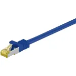 Wentronic Goobay Cat.7 toorkaal, S/FTP (PiMF), sinine, 1,5 m - LSZH halogeenivaba, vask, RJ45 pistik (91592)