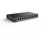 V&otilde;rgu PoE l&uuml;liti Reolink RLA-PS1 &ndash; 8-pordiline PoE, 150 W kogueelarve, IEEE 802.3af/at, 2x Gigabit &uuml;leslink