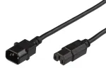 Microconnect PE011403 toitekaabel Must 3 m C14-pistik C15-pistik