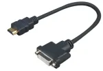 Vivolink PROHDMIADAPDVI videokaabli adapter 0,2 m HDMI DVI-D Must