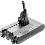 CoreParts MBXVAC-BA0042 aku Dysoni tolmuimejatele SV10, V8, V8 Absolute, V8 Animal, 21,6 V 2600 mAh 56,16 Wh Li-ion, must